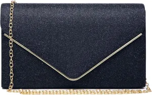 Dasein Women Glistening Clutches Handbags Evening Bags Wedding Purses Cocktail Prom Party Clutches