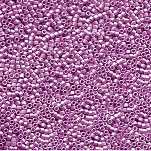 DB 1184, Galvanized Semi-Frosted Magenta - Miyuki Delica Beads - Size 11 - 5 grams - Japanese Cylinder Seed Beads - Retail & Wholesale