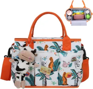 Diaper Bag Tote-Diaper Baby Bags,Waterproof Large Mommy Bag Maternity Bag for Hospital and Weekender Travel