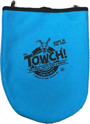 Disc Golf Towel Pouch - 3 to 5 Disc Bag - Choice of 11 Colors (Terrific Turquoise) 9.875*12.75 inch