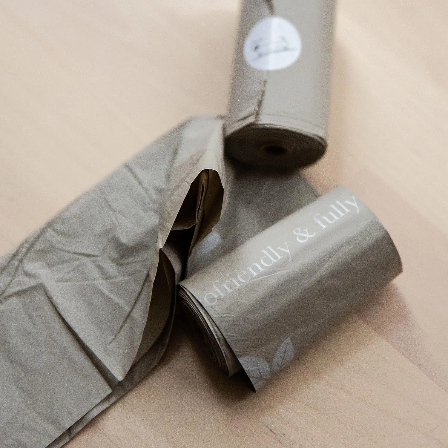 Dog Poop Bags Rolls - 90 Compostable & Biodegradable for Puppy Walks, Travel, Thick Refill Housebreaking dog poo bags Premium Cornstarch Pet Poo Bags Dogs