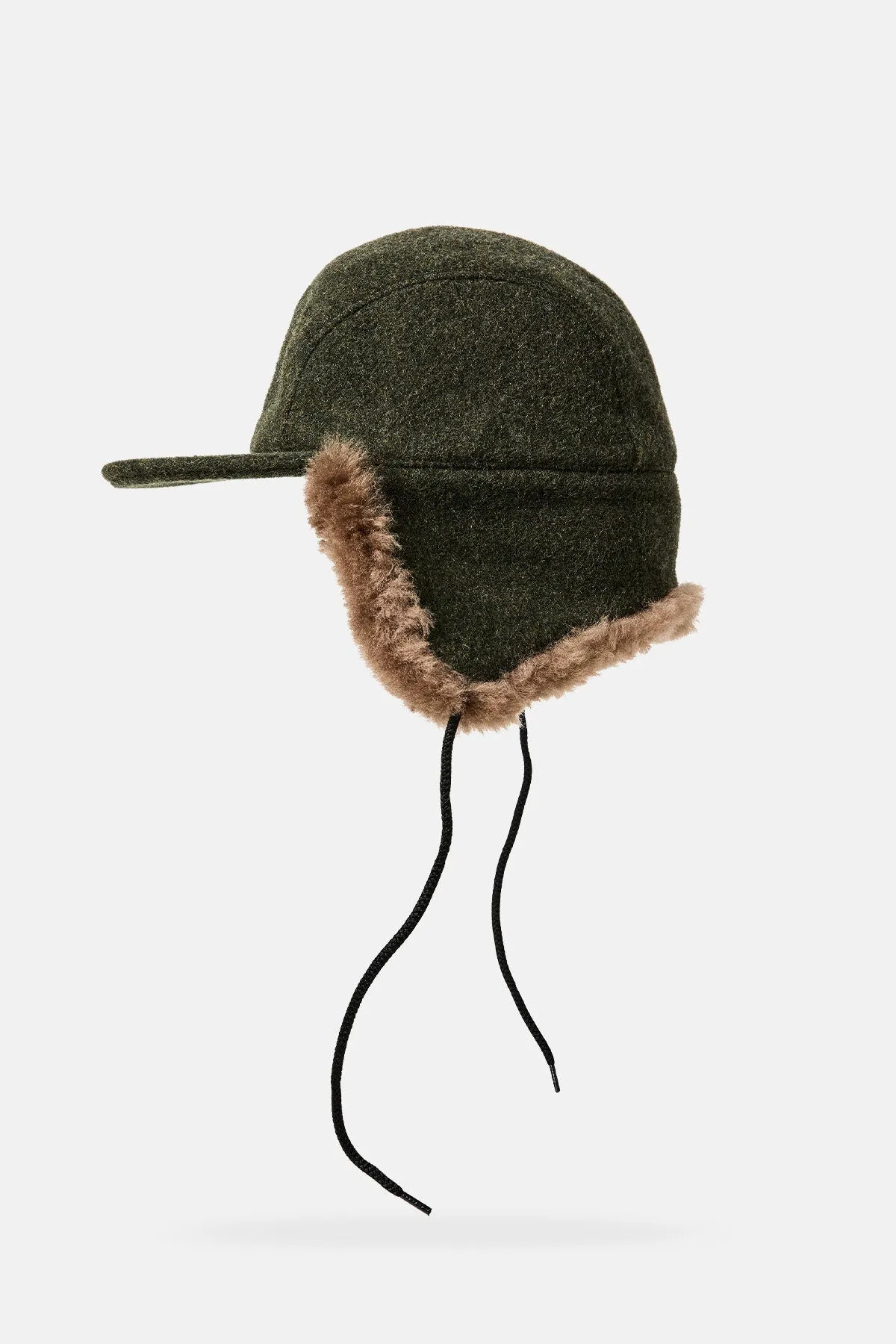 DOUBLE MACKINAW WOOL CAP