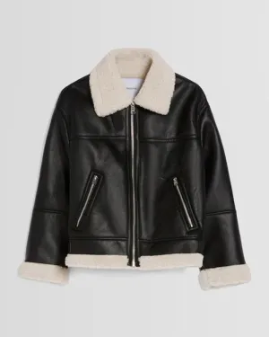 Double-Sided Shearling Leather Jacket