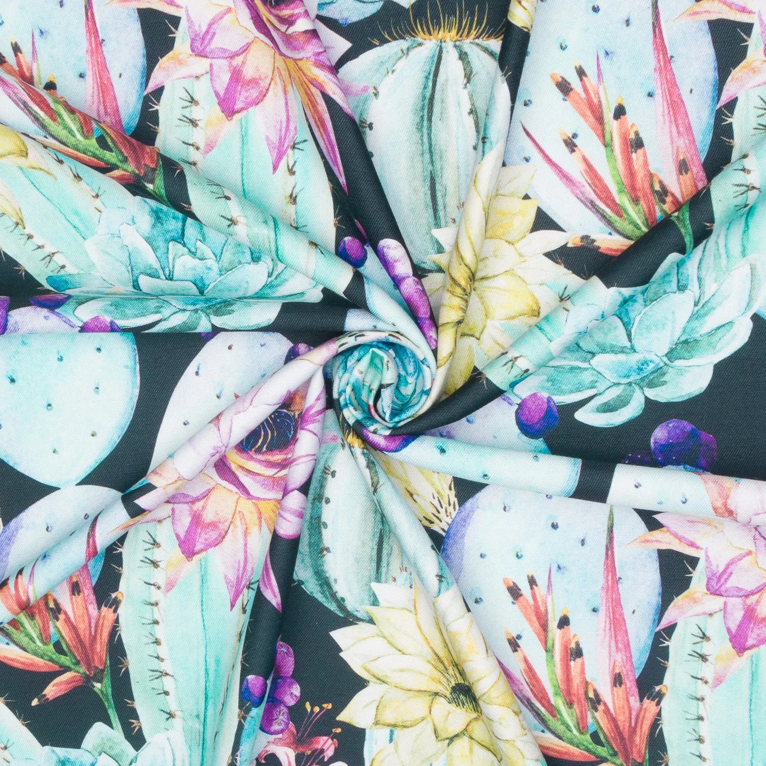 Eco Fabric Oasis Black 0036