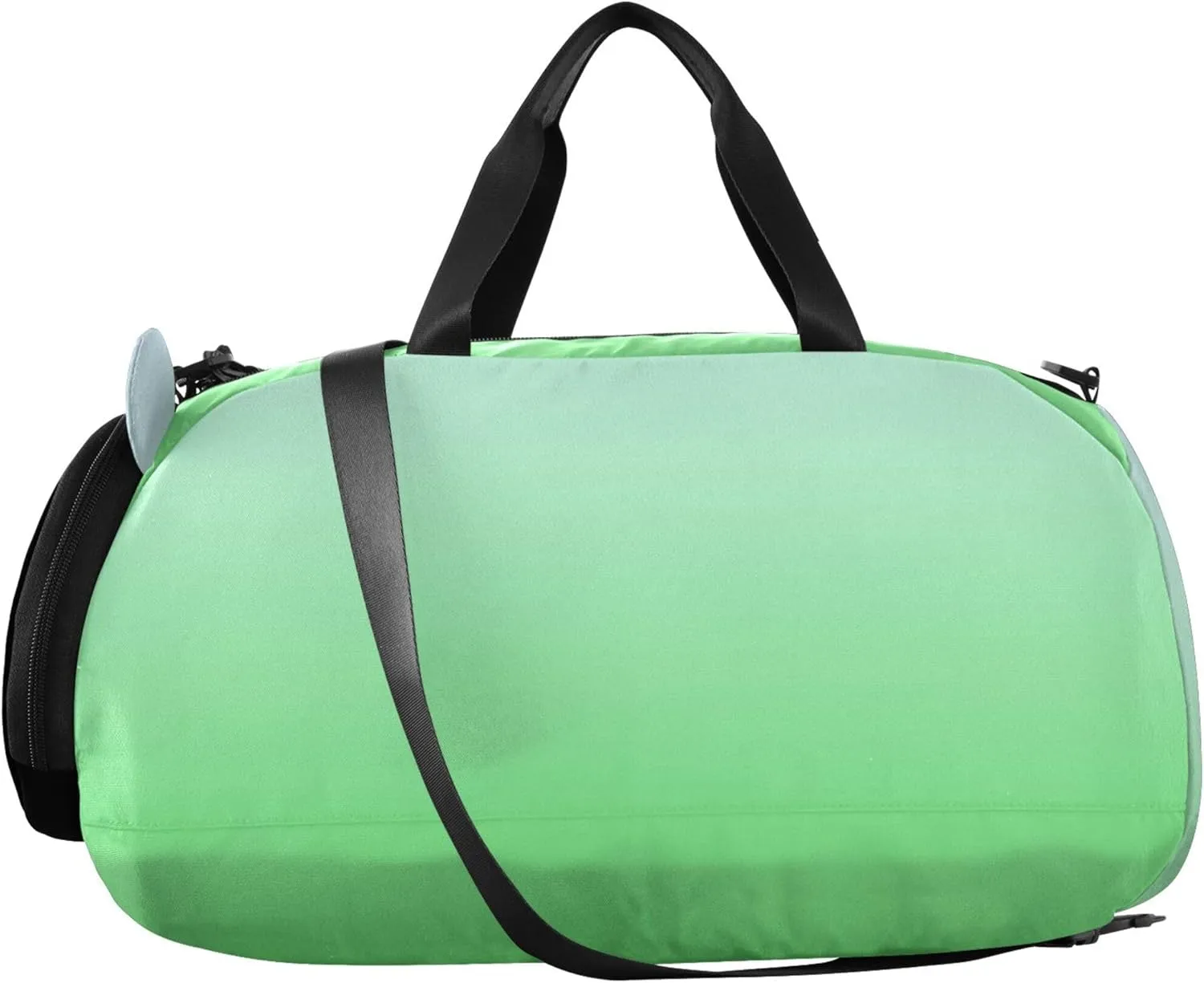 Elegant Blue Lime Green Gradient Duffle Bags for Traveling Tote Toddler Weekender Bags Duffle Bag for Kids Carry on Duffel Bag Boys