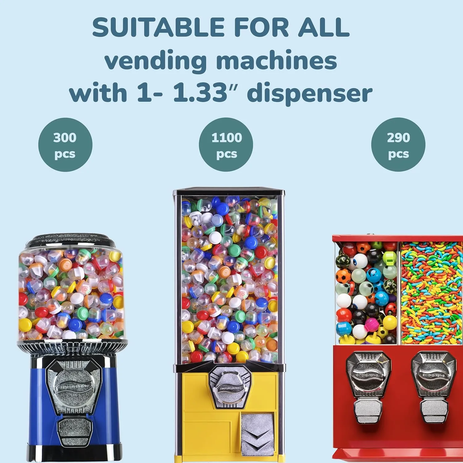 Entervending Racing Car Toys in Capsules - 50 Pcs - 1.1 Inch Plastic Capsules with Mini Racing Cars Toys for Kids inside - Bulk Easter Basket Stuffers Classroom Prizes