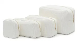 Extra Large Corduroy Cosmetic Bag