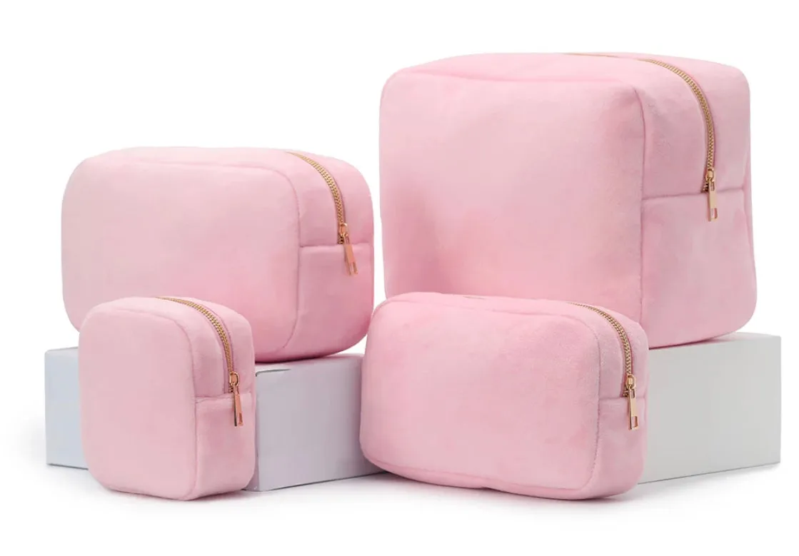 Extra Large Terry Cloth Cosmetic Bag