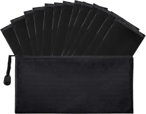 Feminine Personal Disposal Bags- 100 Black Opaque Bags for Sanitary Disposal, with Purse Pouch. Discreet Disposal for Tampons, Pads, and Liners (Black)