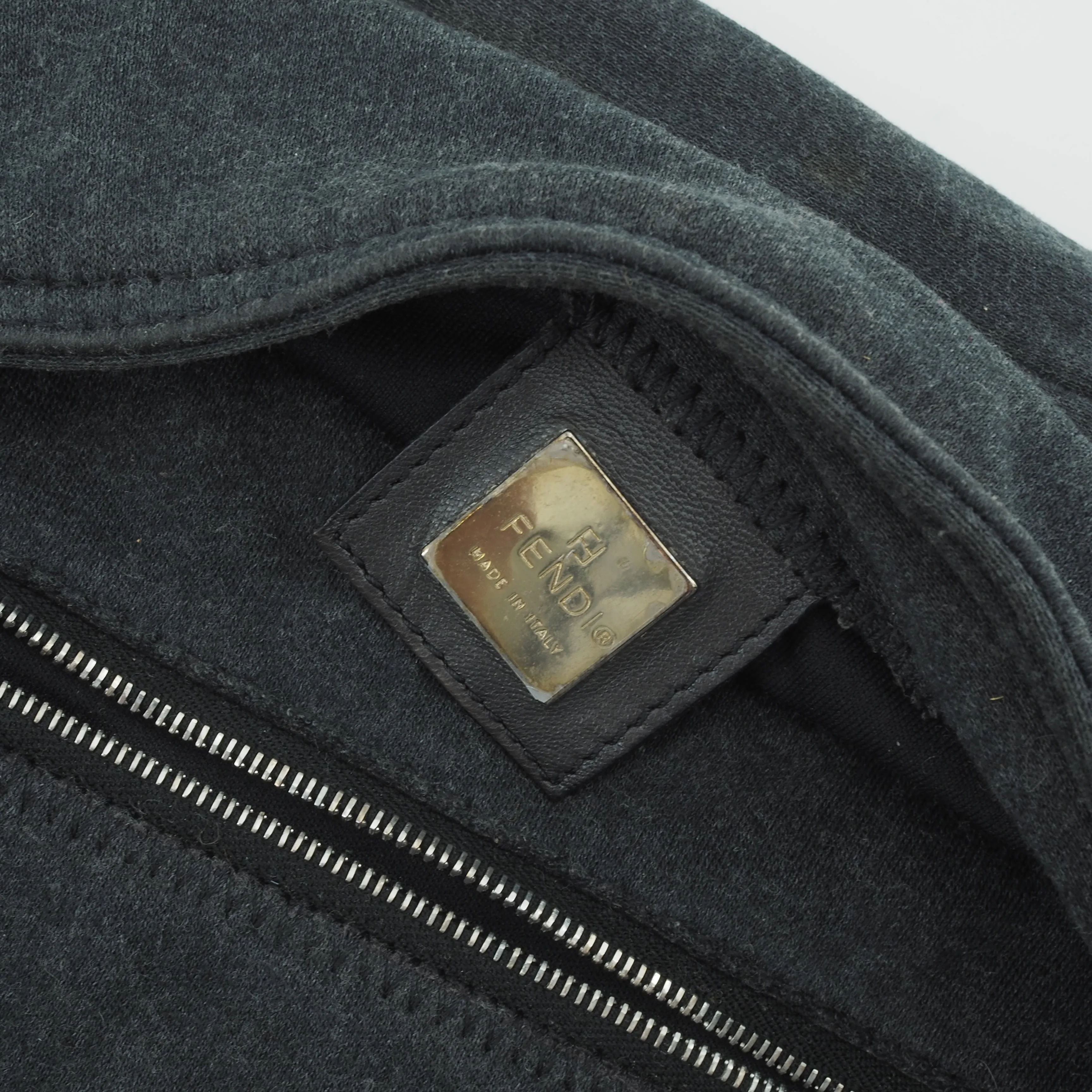 Fendi Baguette Grey Flannel