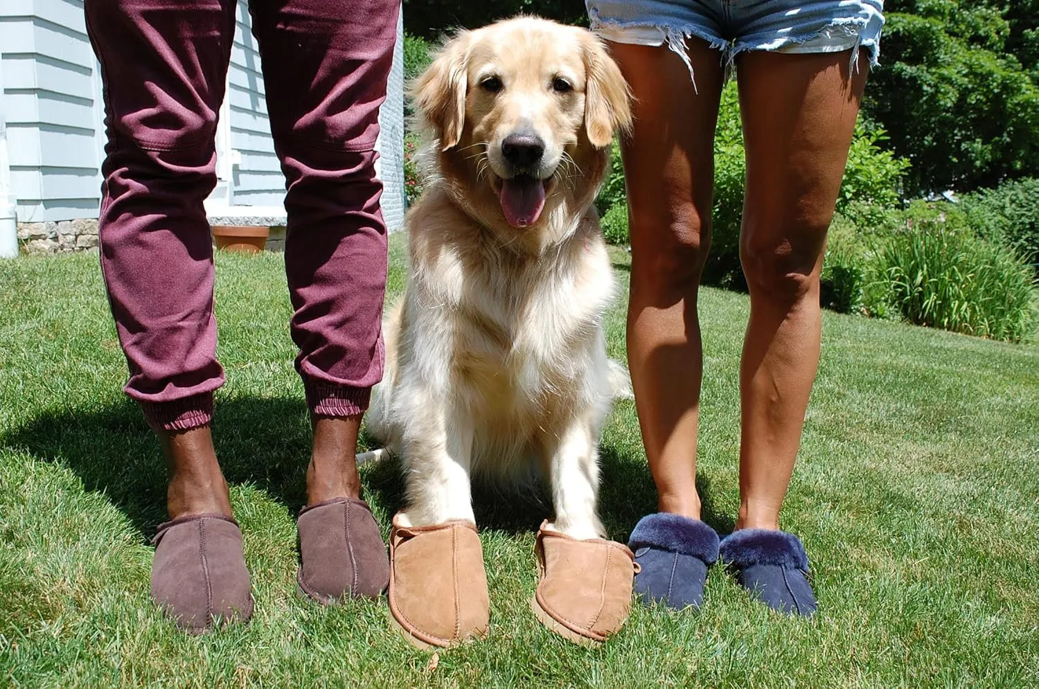 Fireside by Dearfoams Men's Grafton Genuine Shearling Indoor/Outdoor Clog