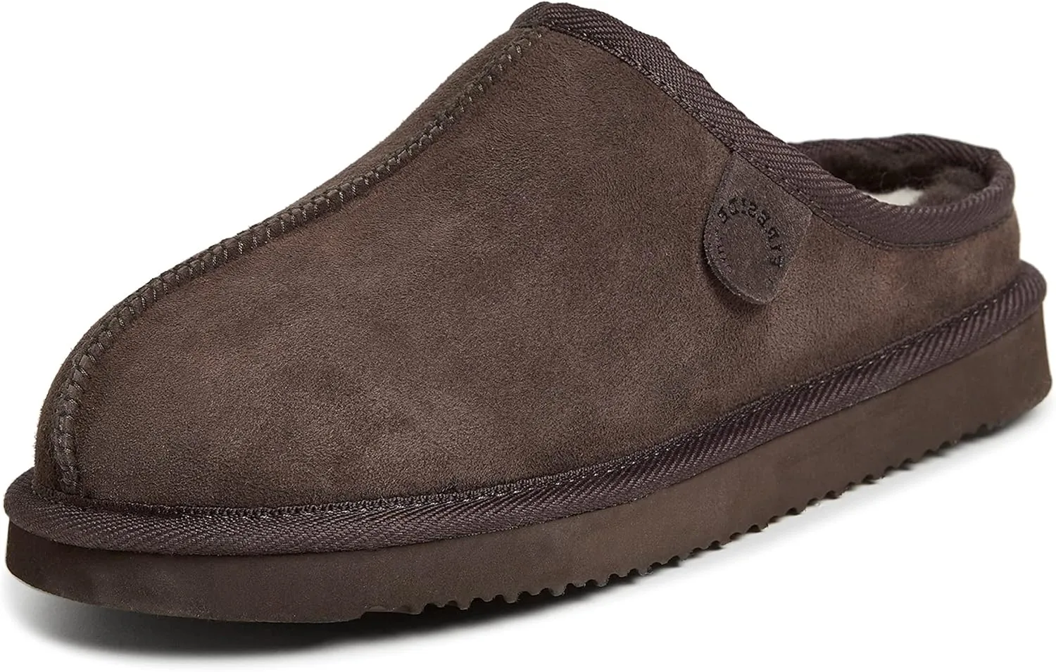 Fireside by Dearfoams Men's Grafton Genuine Shearling Indoor/Outdoor Clog