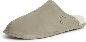 Fireside by Dearfoams Men's Warwick Water Resistant Shearling Scuff Slipper