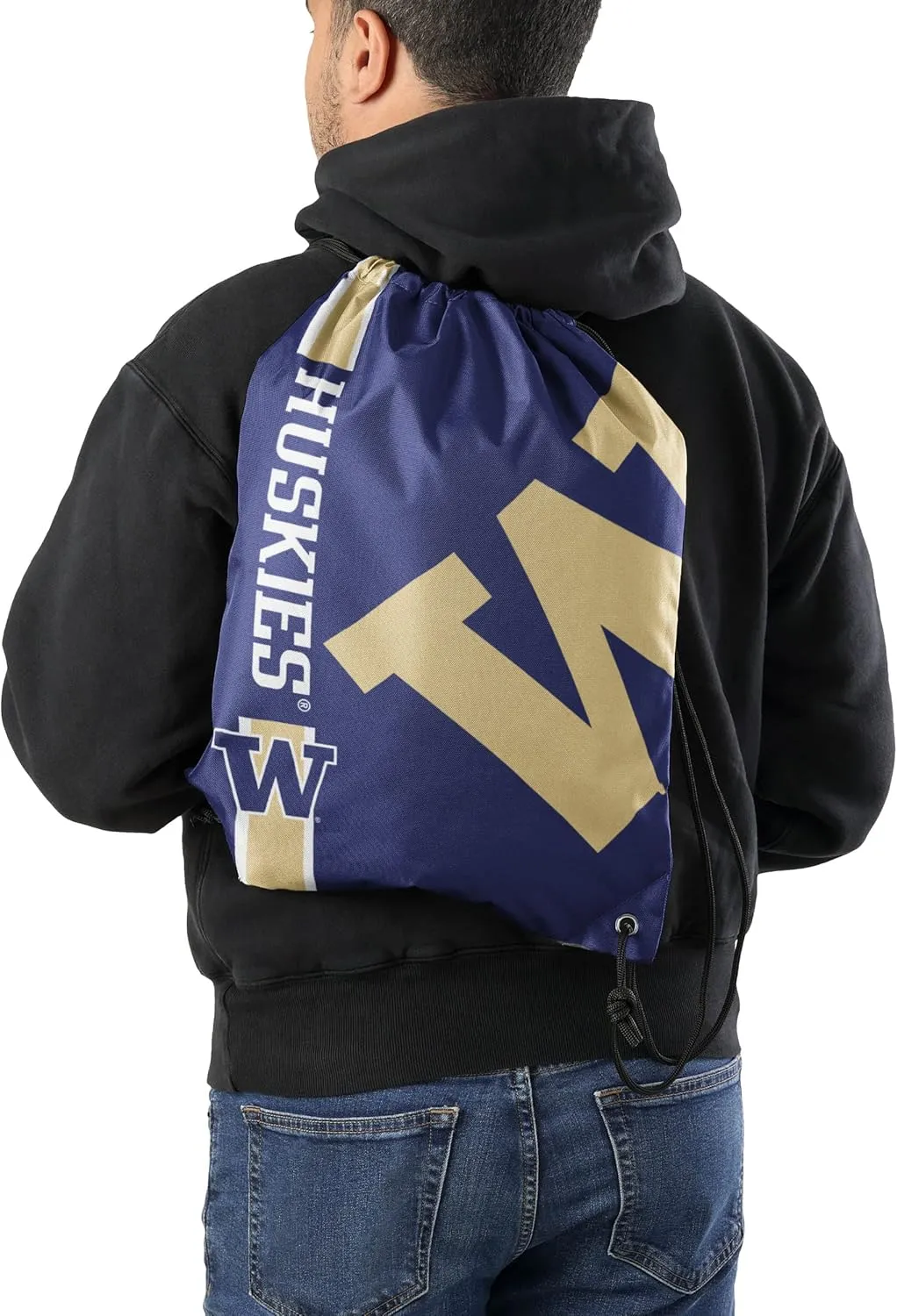 FOCO NCAA College Team Logo Drawstring Bag Backpack