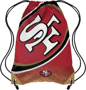 FOCO San Francisco 49ers NFL Gradient Drawstring Backpack