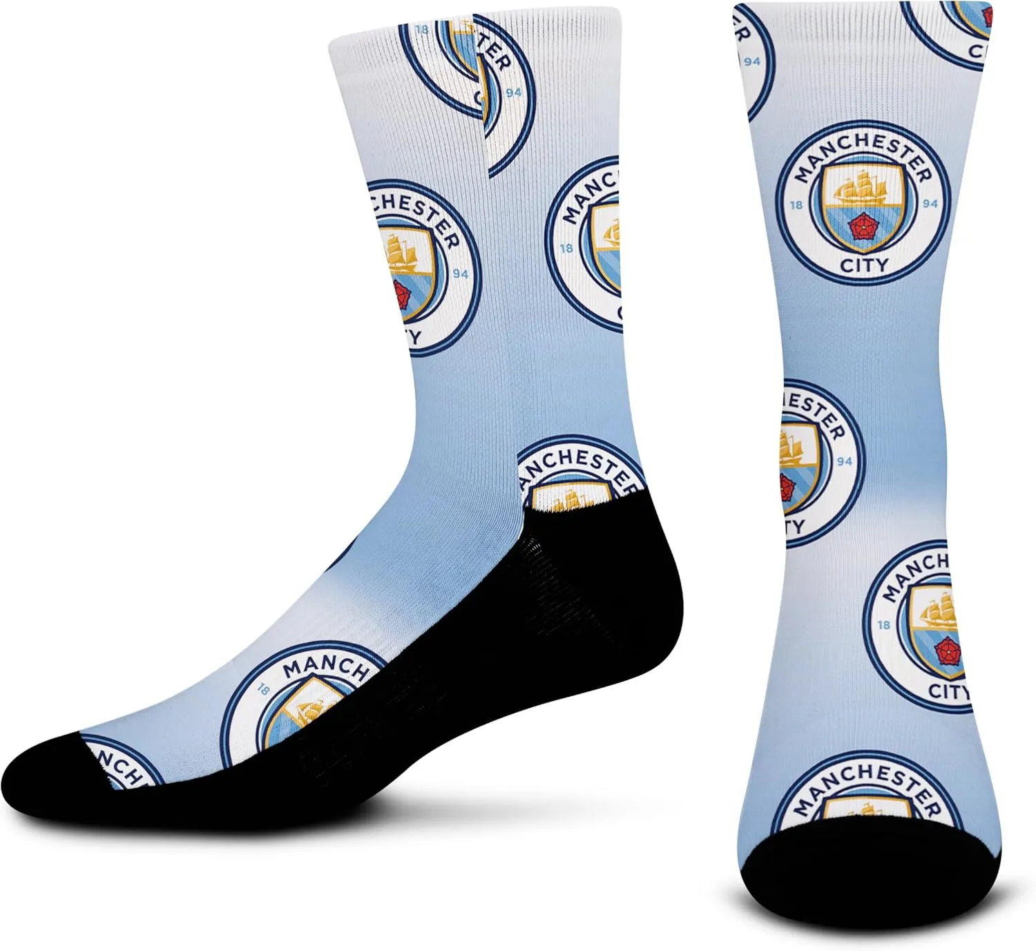 For Bare Feet Premier League Gradient Crew Sock Large
