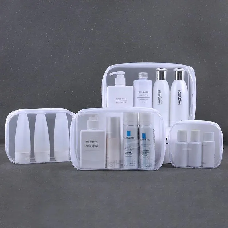 Frosted PVC travel bag