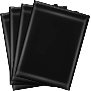 Frosted Zipper Bags for Clothes, 12x16 inch, Pack of 100, Black Plastic Bags for Clothes, Dress, Sweater, Swimsuit, Waterproof for T Shirt Packaging, Shipping, Small Business Mailing, Selling