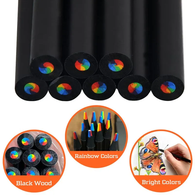 Fun Rainbow Gradient Coloring Pencil