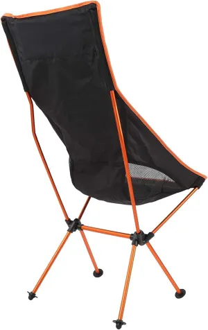 GaRcan Easy to Assemble Folding Chair Portable Lightweight Outdoor Chair Padded Moon Round Recliner Fishing Chair for Sports Backpacking Portable