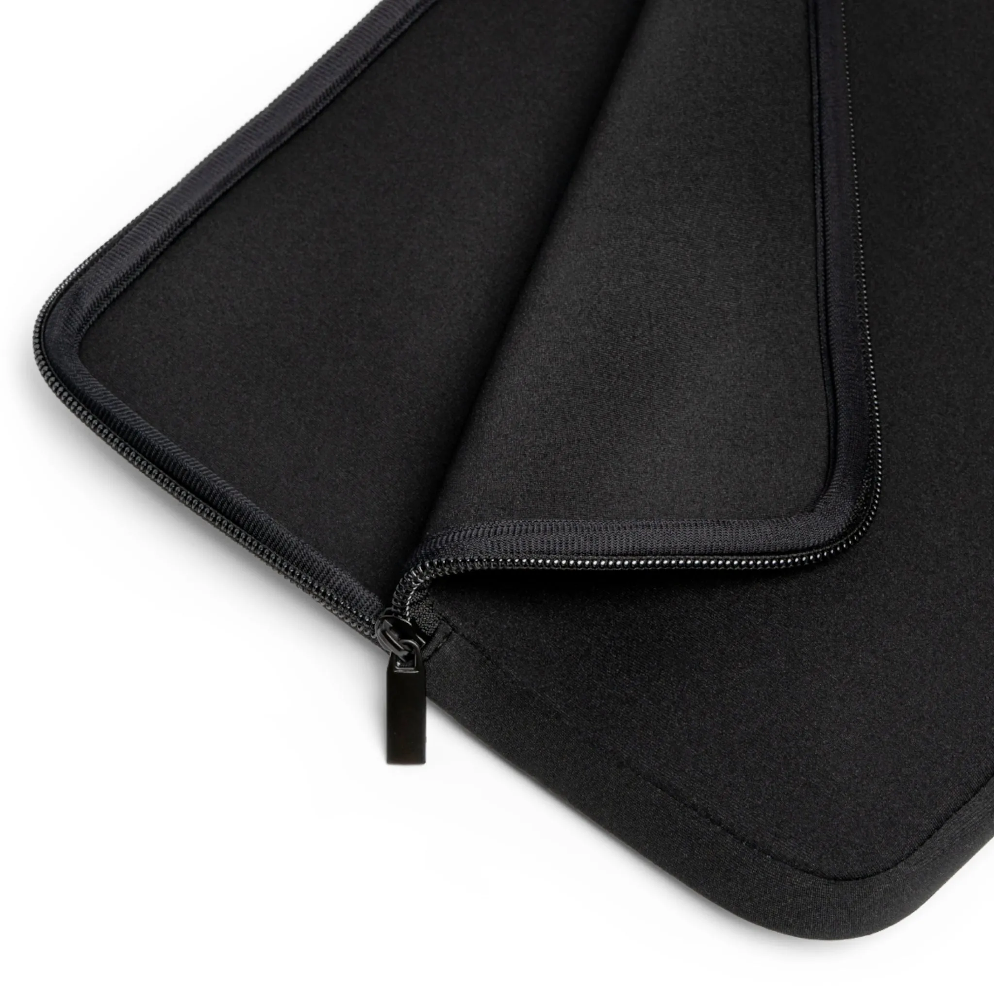 Gothic Floral Skull Flower Laptop Sleeve - Black   Cream