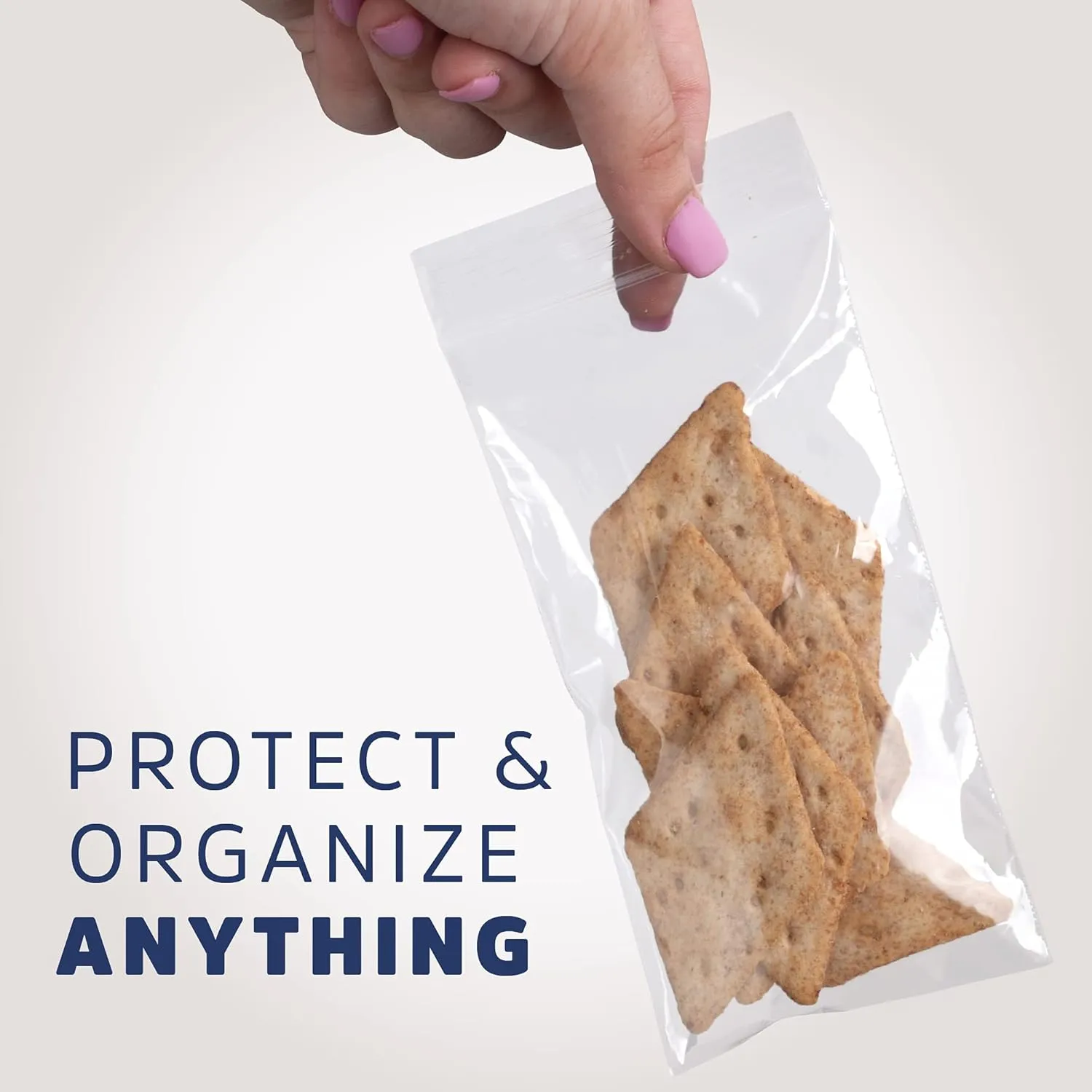 GPI - 16,000 Count - 3" X 6" Clear Plastic Reclosable Zip Bags - Bulk 2 Mil Thick Strong & Durable Poly Baggies with Resealable Zip Top Lock for Travel, Storage, Packaging & Shipping.