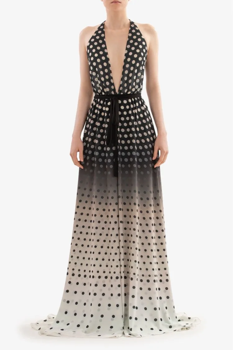 Gradient Printed Dress