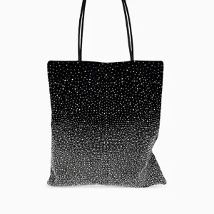 Gradient Rhinestones Tote Bag by Karen