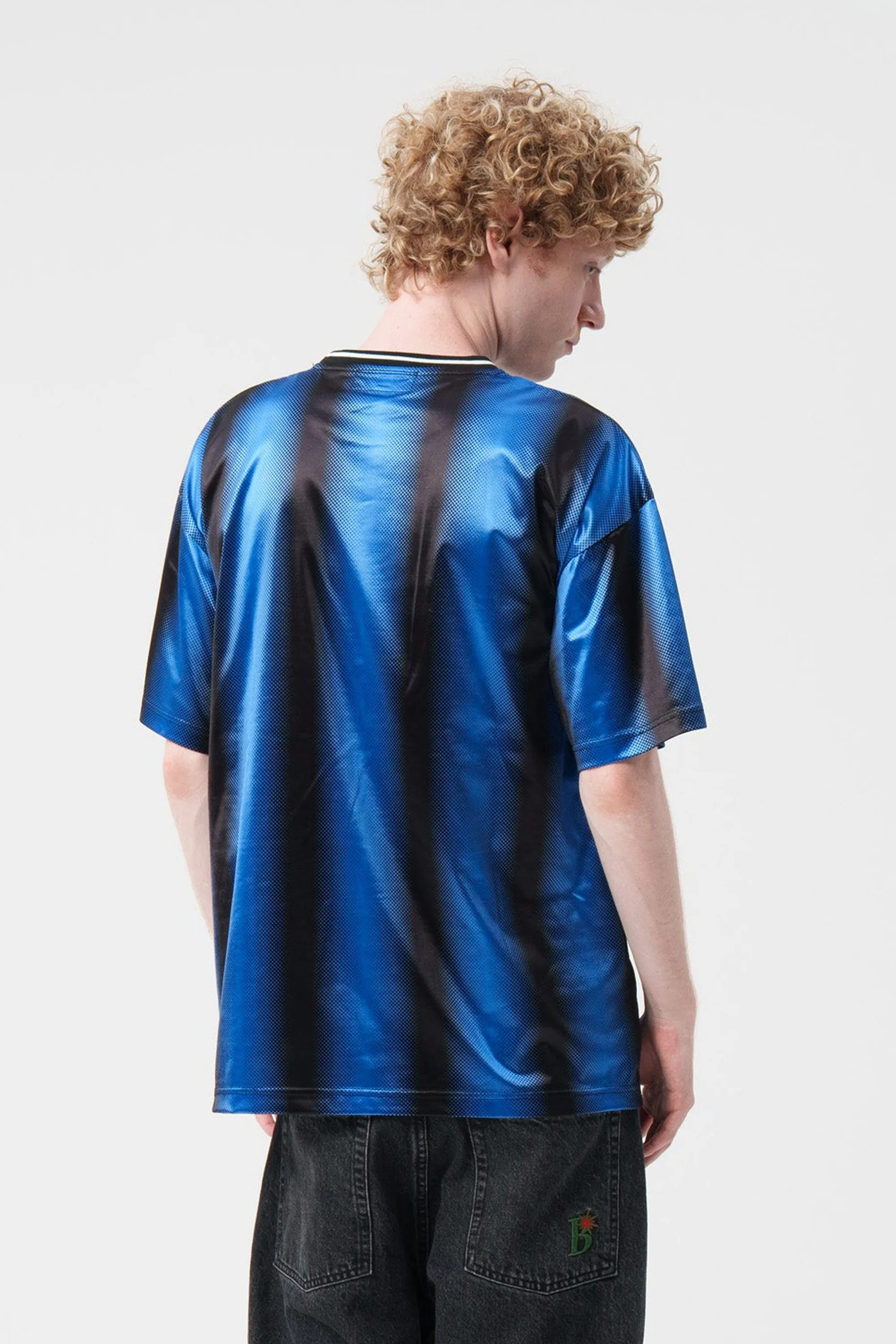 Gradient Soccer Shirt Black