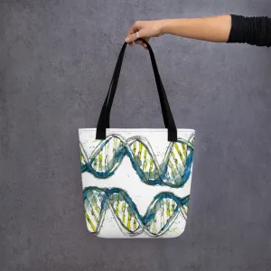 Green DNA Tote Bag