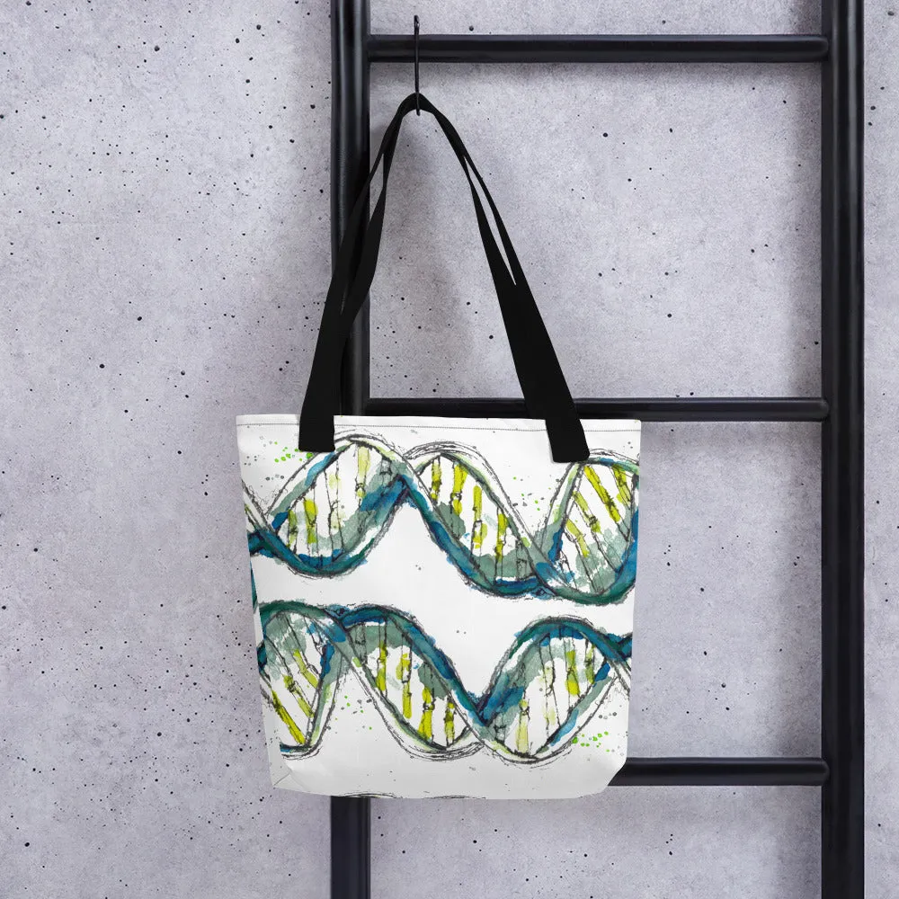 Green DNA Tote Bag