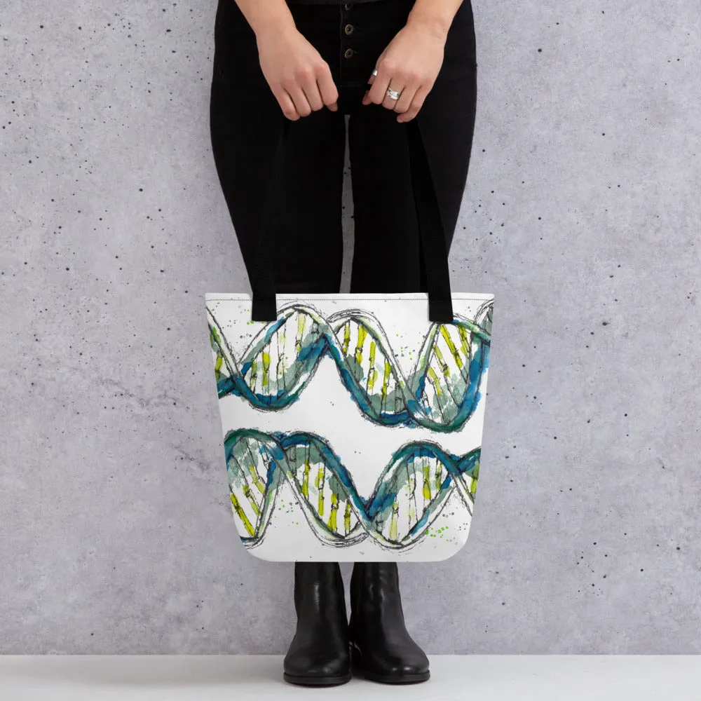 Green DNA Tote Bag
