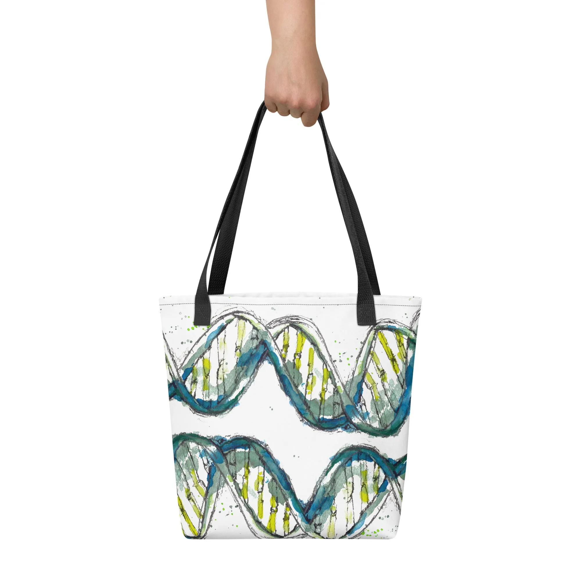 Green DNA Tote Bag