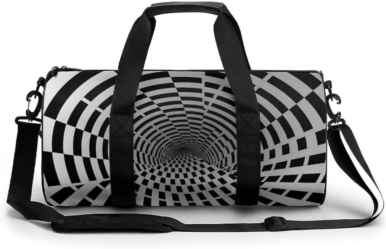 Gym Bag for Men Women Visual Illusion Duffel Bag Overnight Bag with Compartment Gym Sackpac