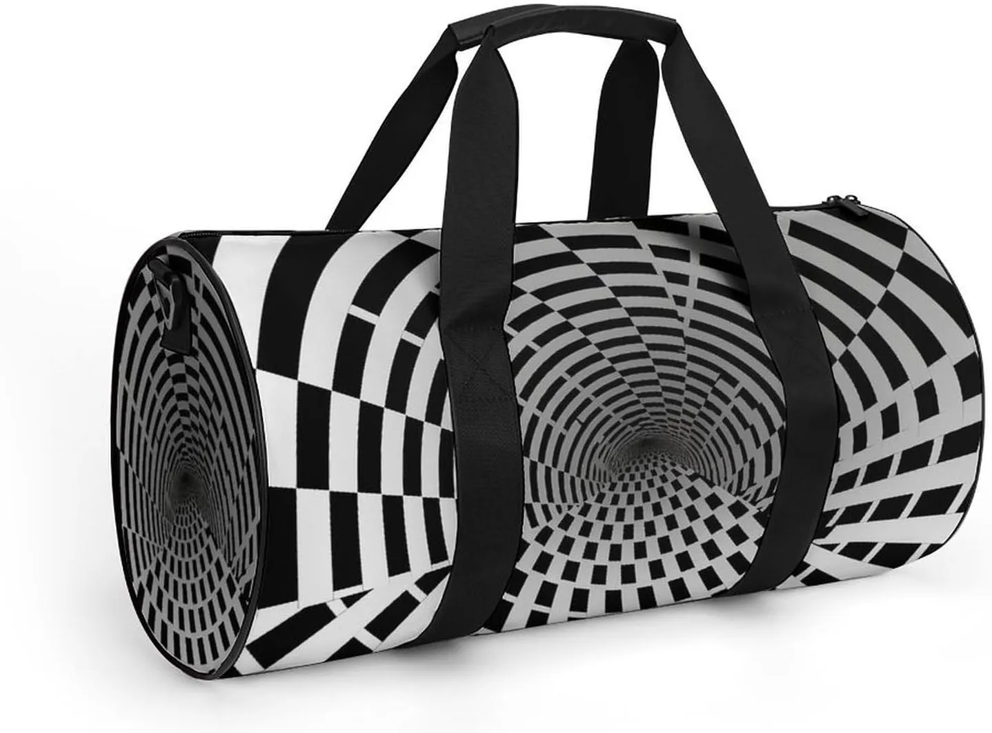 Gym Bag for Men Women Visual Illusion Duffel Bag Overnight Bag with Compartment Gym Sackpac