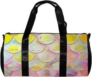 Gym Bags for Men,Travel Duffel Bags for Women,Colored Gradient Scale,Workout Bag