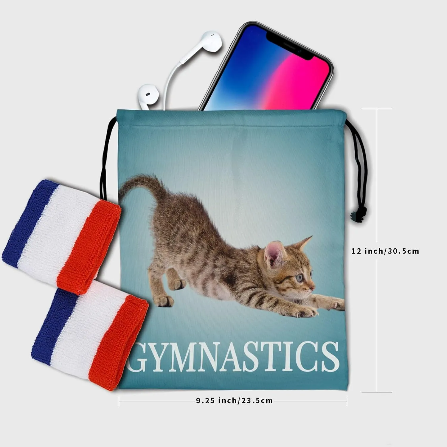 Gymnastics Grip Bag for Gymnasts Gymnastic Drawstring Bag Gym Athlete Bag