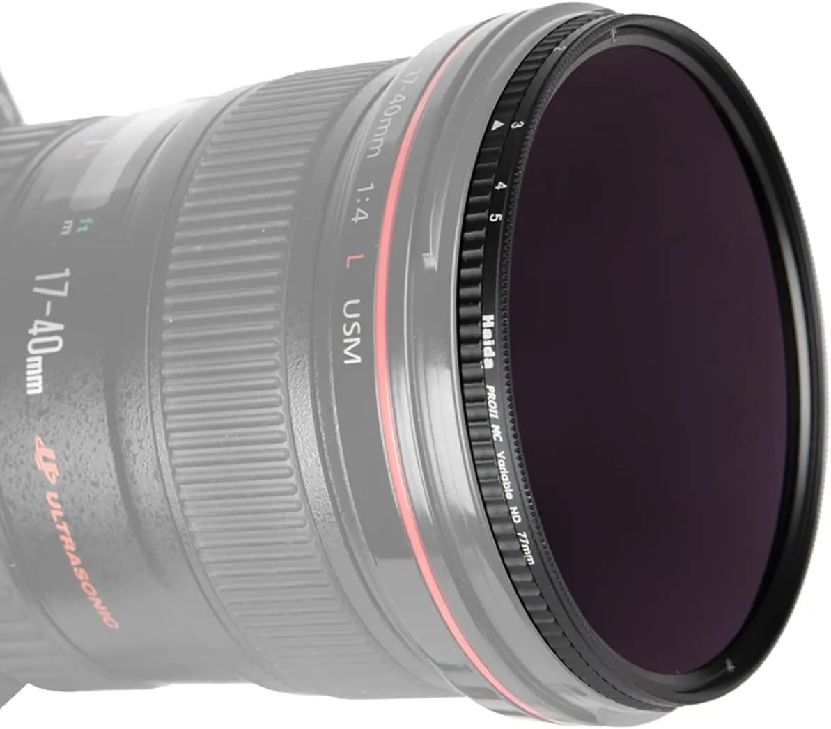 Haida Adjustable Filter for Camera Multi-Coating Variable ND Waterproof Scratch Resistant Filter Pro II Nano Coating Optical Glass Neutral Density SLR Photographic Filter (49mm)