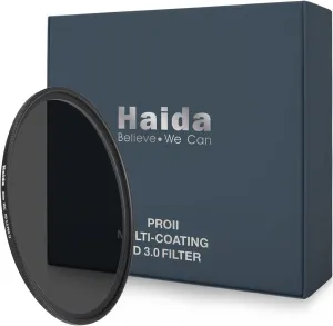 Haida ND3.0 (1000x) Filter for Camera 10-Stop Slim Pro II Optical Glass Multi-Coated Waterproof Scratch Resistant Neutral Density SLR Photographic Filter (67mm)