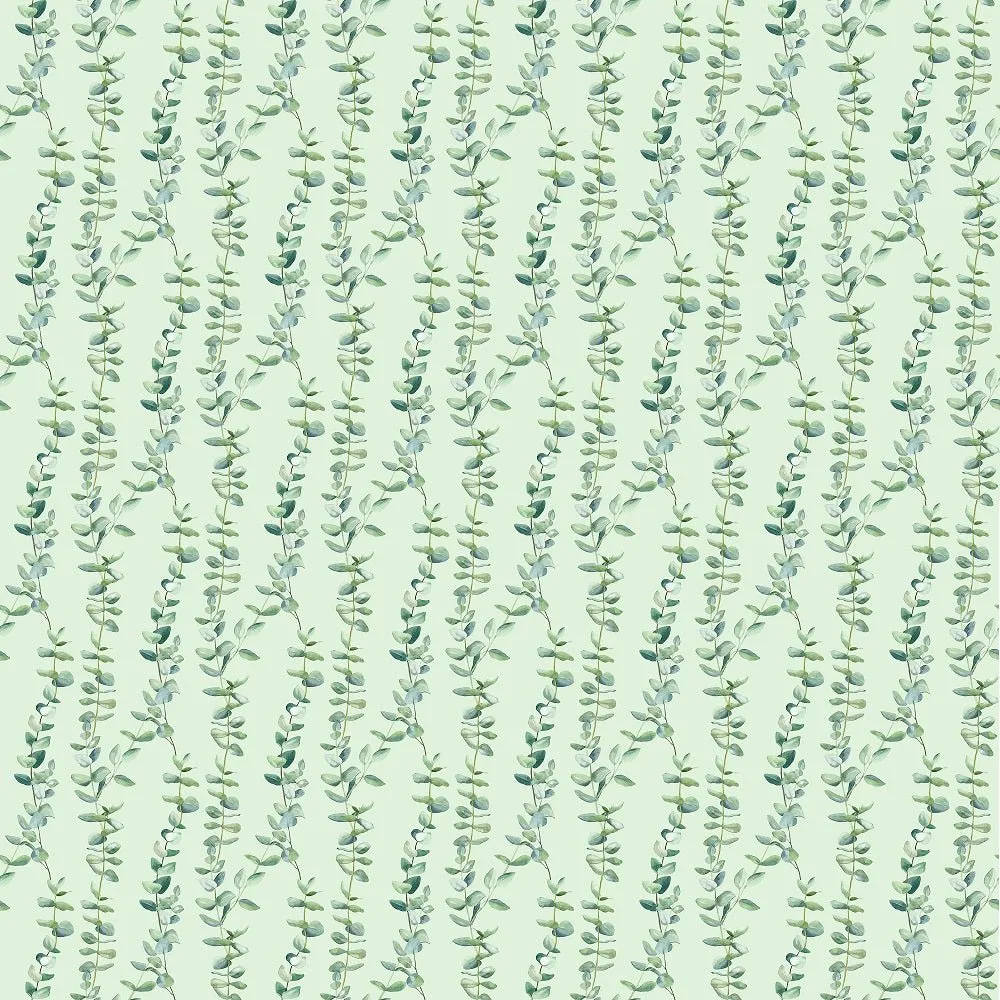 Hand-painted Watercolor Vine #1 Fabric
