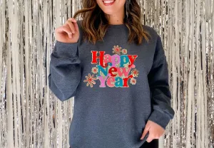 Happy New Year Chenille Patch