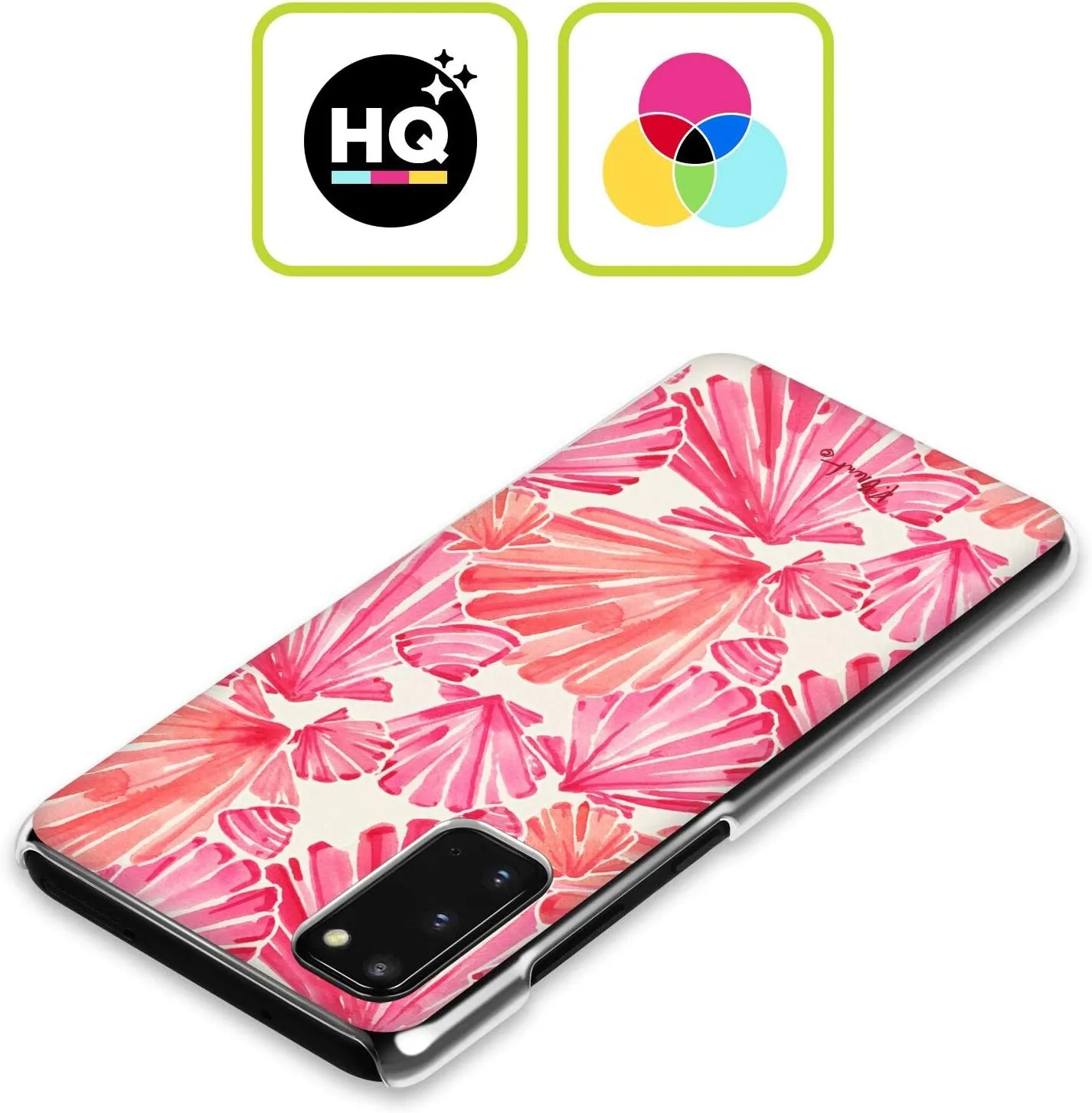 Head Case Designs Officially Licensed Paul Brent Scallop Coastal Hard Back Case Compatible with Samsung Galaxy A54 5G