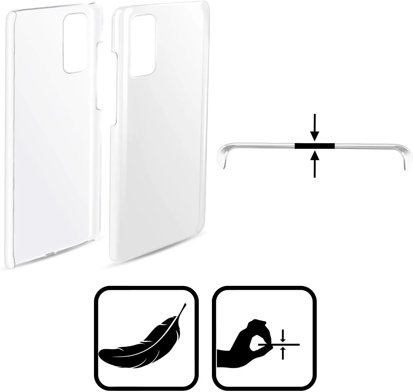 Head Case Designs Officially Licensed Paul Brent Scallop Coastal Hard Back Case Compatible with Samsung Galaxy A54 5G