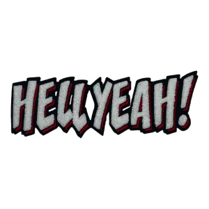 Hell Yeah Chenille Patch 10 Inch Premium Quality Decor