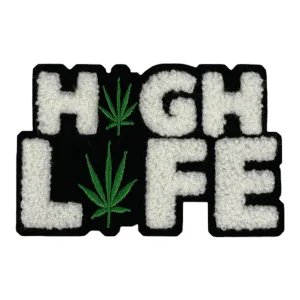 High Life Patch (Chenille) for Clothing and Accessories