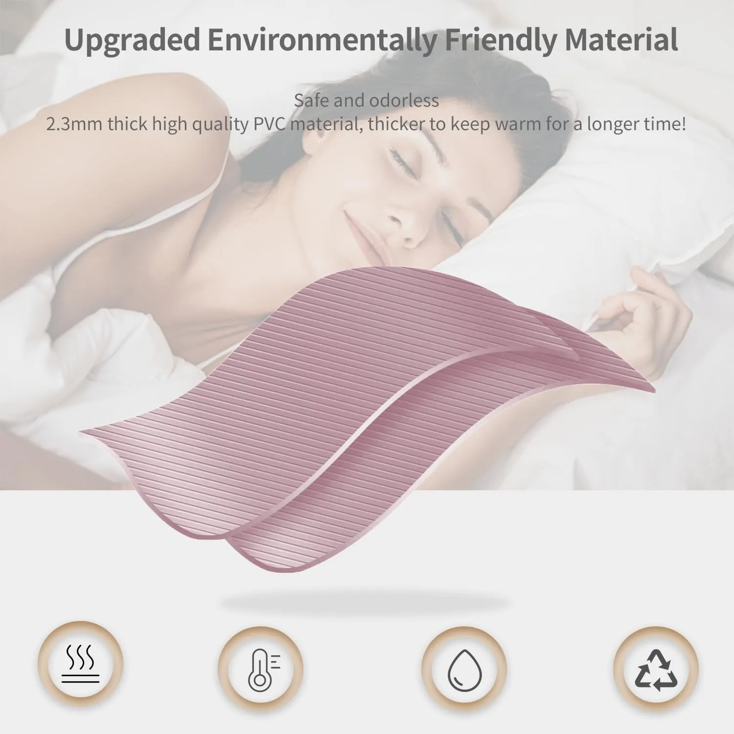 Hot Water Bottle with Soft Premium Cover, 1.5L Hot Water Bag for Menstrual Cramps, Neck and Shoulder Pain Relief, Hot and Cold Therapies, Hand Feet Warmer
