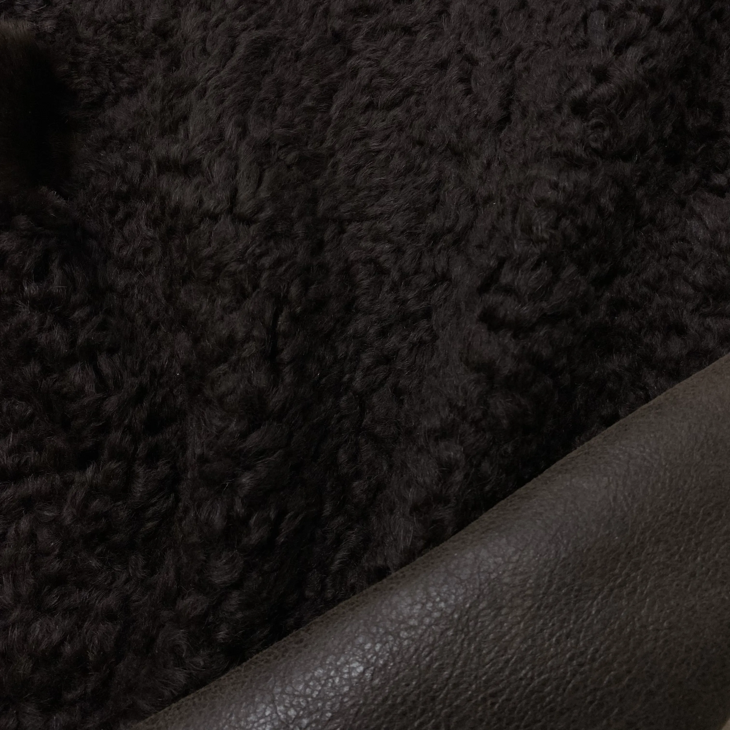 Icelandic Curly Shearling | Leather Back | Ships in 10 Days