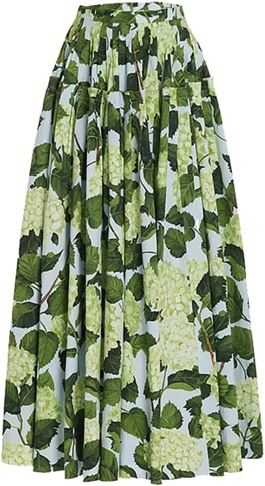 IDOPIP Women's One Piece Swimsuit with Beach Cover up Wrap Skirt Sarong Retro Floral Print Bikini Set Two Piece Bathing Suit