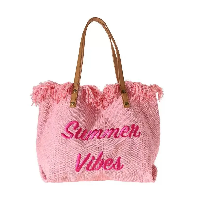 IKEARLAX 2025Large bags, large-capacity canvas tote bags, handbags, summer versatile women's bags,  new ins shoulder bags for women