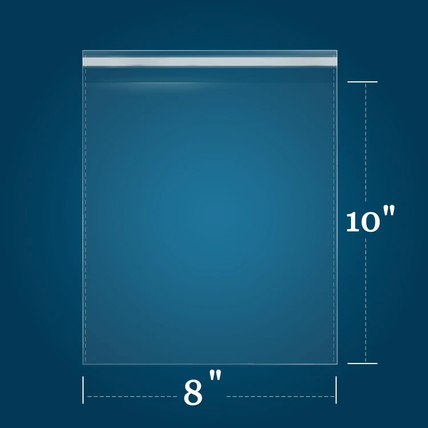 iMailer - 1000 Pack - 6" x 9" Cellophane Bags Self Sealing - Resealable Clear Poly Cello Bags for A7 A8 A9 Cards & Envelopes, Bakery, Cookies, Treats